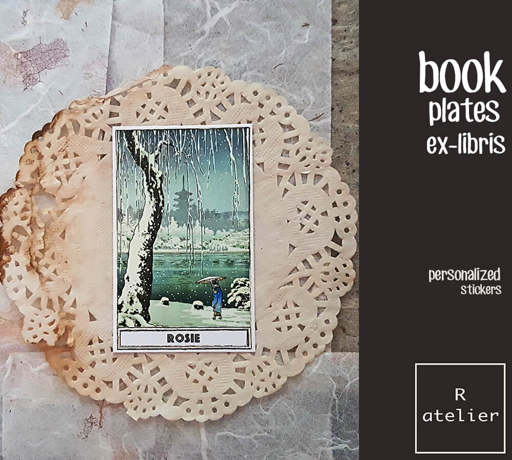 Custom Bookplates Personalized Bookplate Ex-Libris Stickers – R.atelier