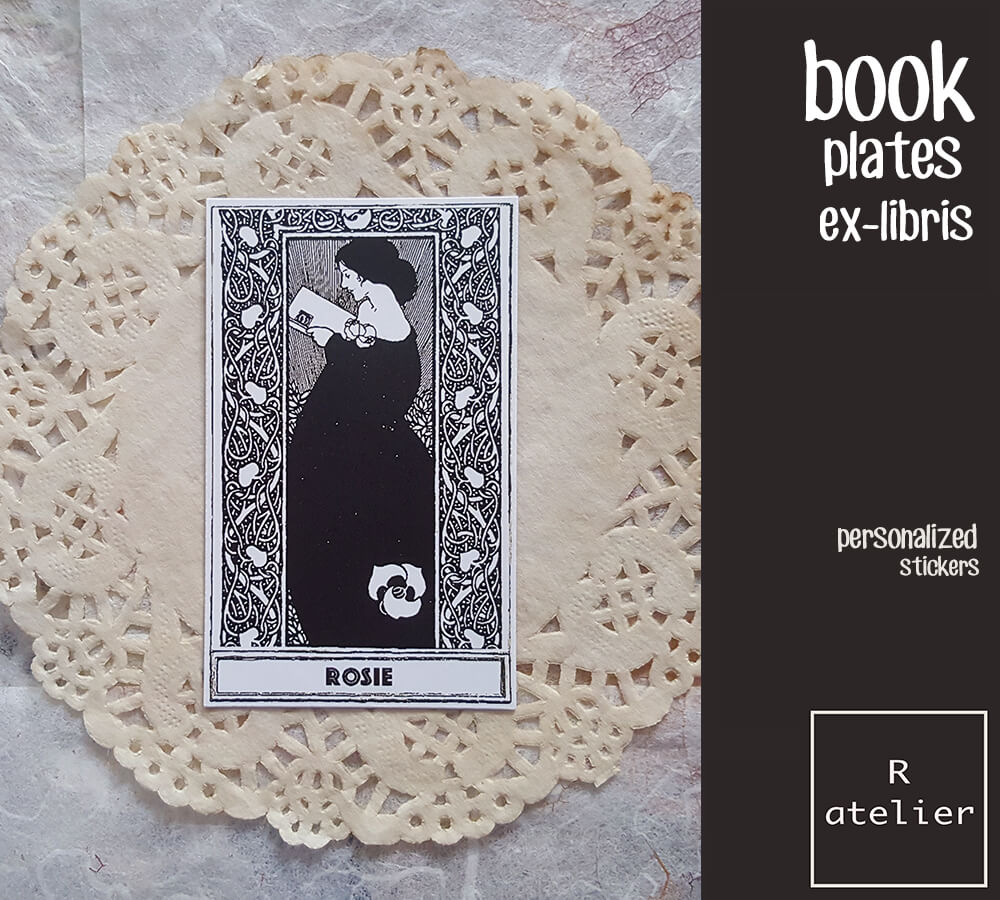 Personalized / Custom Bookplate Ex-Libris Stickers