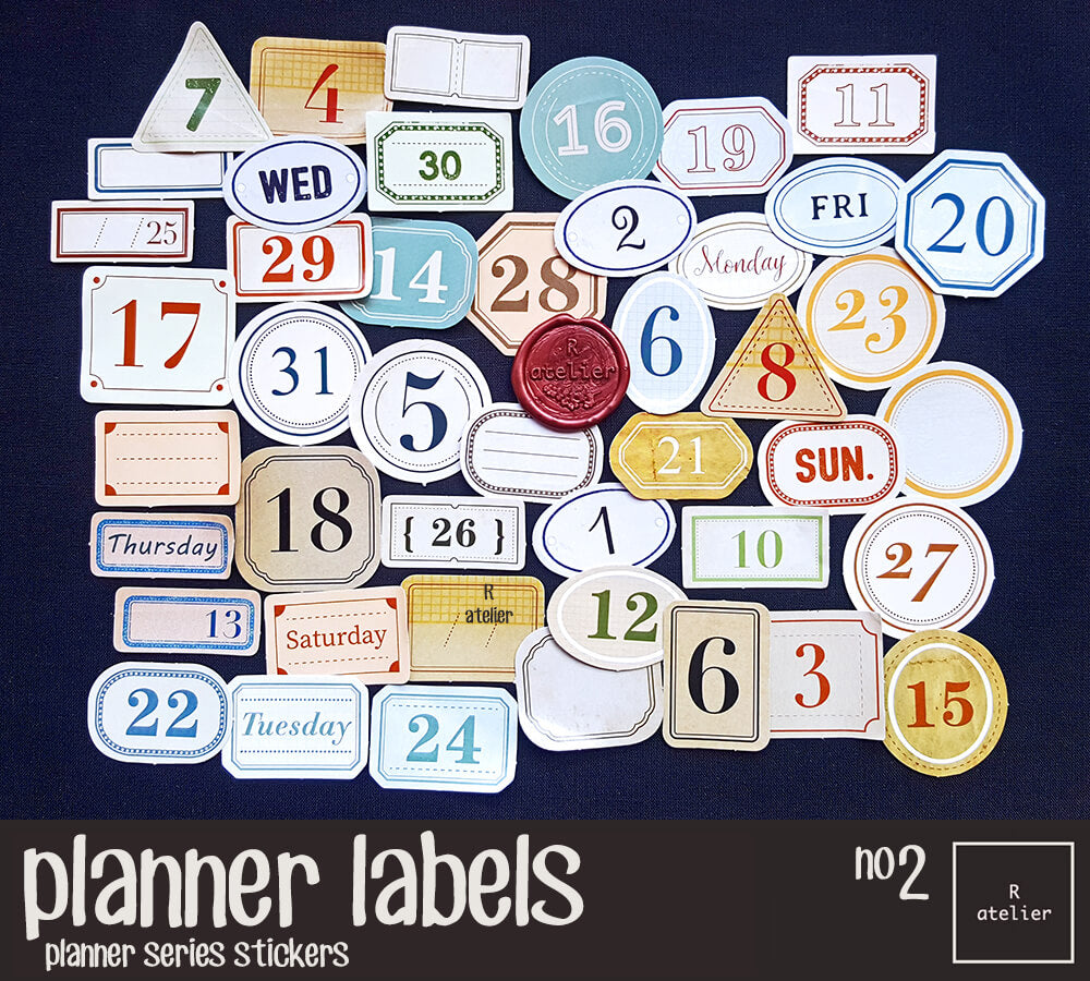 Planner Labels (2) | Die Cut Stickers