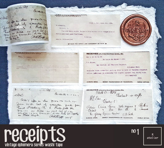 old receipts (1) Washi