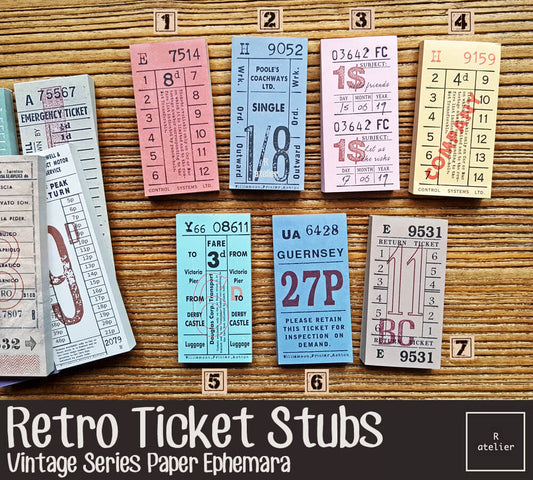 Retro Ticket Stubs Paper Ephemera (1)