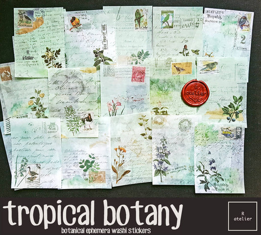 tropical botany | Washi Stickers