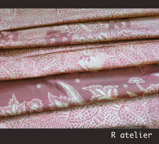 Handmade Indonesian Batik Fabric | Traditional Floral Design