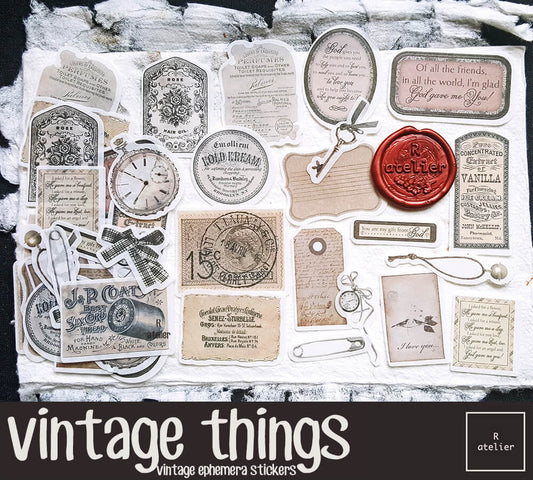 vintage things | Washi Stickers