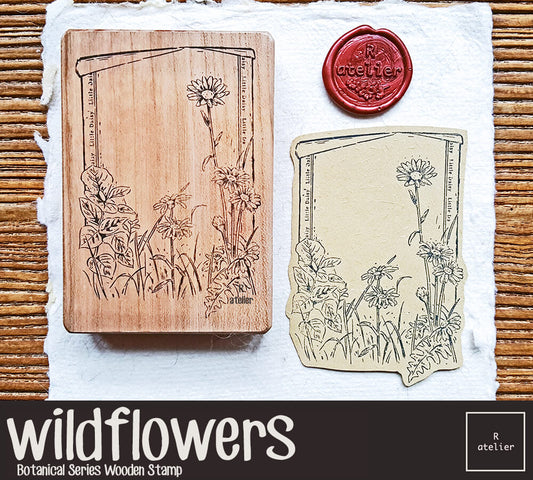 wildflowers | Wooden Stamp