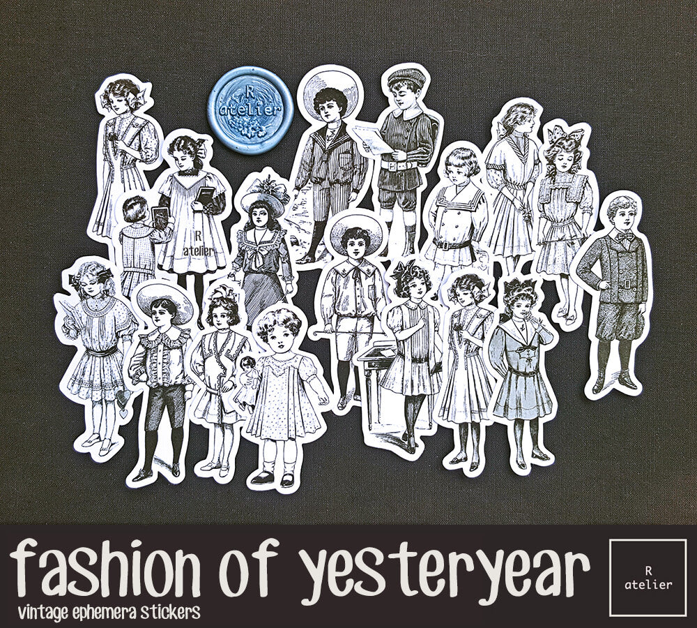 fashion of yesteryear | Stickers